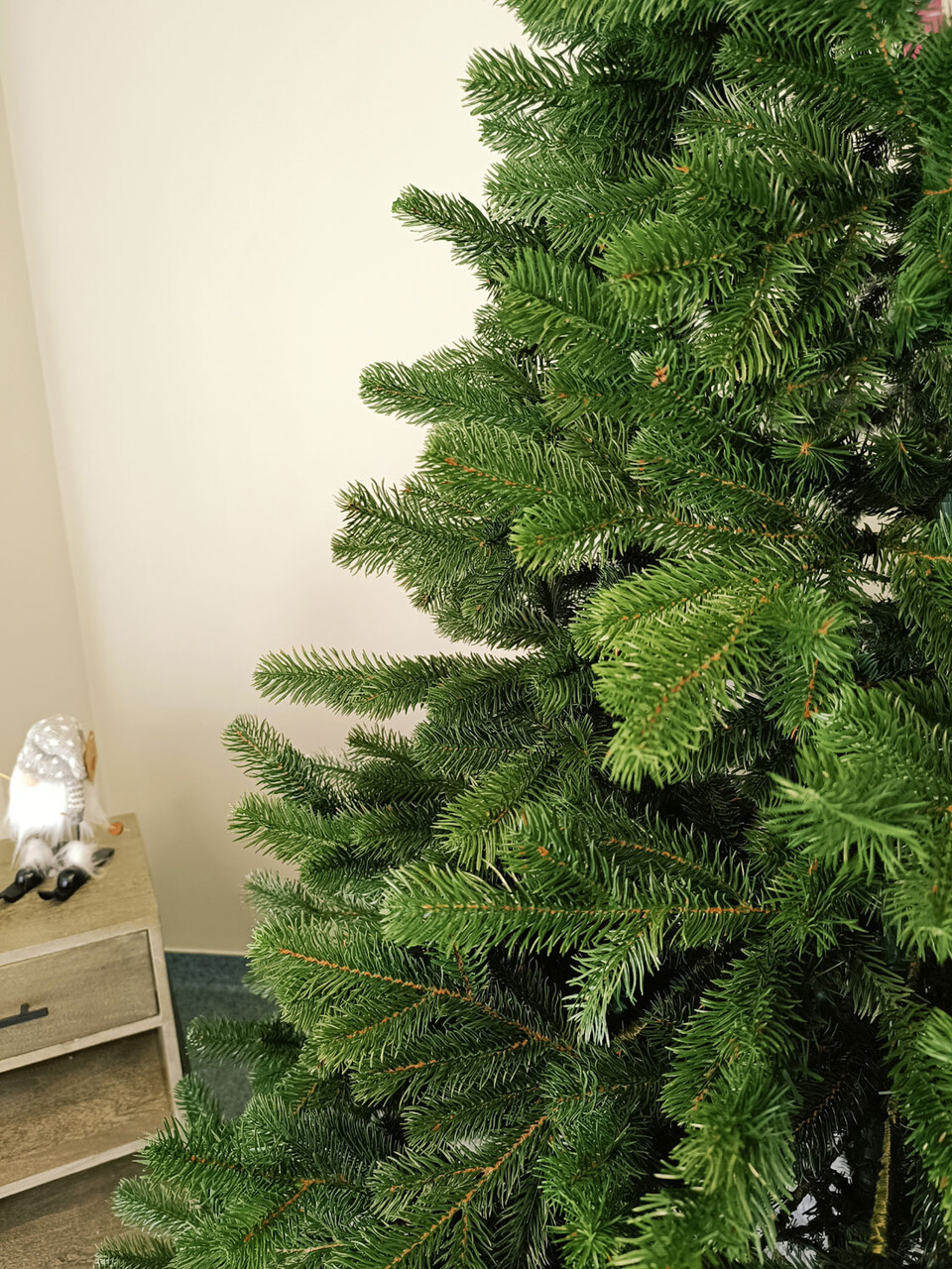 Brad artificial Christmas Deluxe by Sersimo, Kovalivska verde, 3D, 230cm — imaginea 6