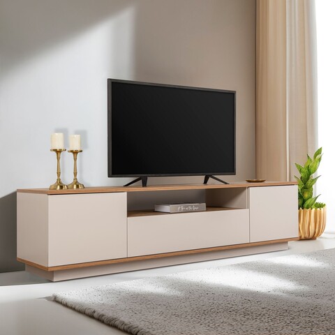 Comoda TV, Hanah Home, Veramont, 180x44.6x44.5 cm, PAL, Cașmir / Pin Atlantic