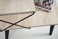 Noptiera, Kalune Design, Cross, Travertin / Negru