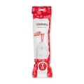 Set 20 saci de gunoi, Brabantia, NewIcon PerfectFit, marimea Y, 20 L, nailon, alb