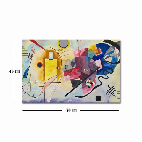 Tablou decorativ, FAMOUSART-117, Canvas, Dimensiune: 45 x 70 cm, Multicolor