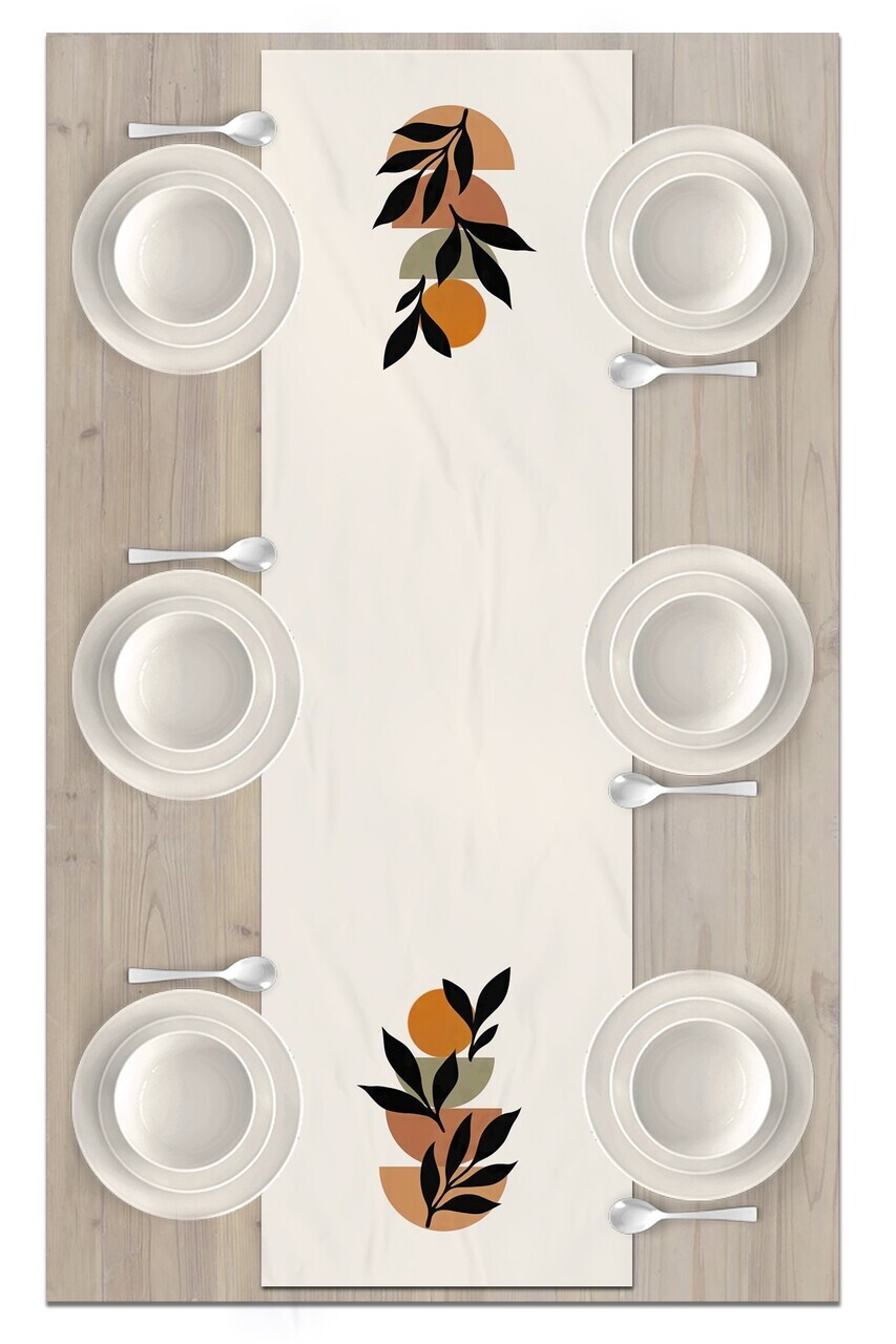 Traversa de masa, Artrunmin-08, 40x135 cm, Poliester, Multicolor — imaginea 2