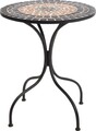 Masa pentru gradina Mosaic, 60x70 cm, metal, negru