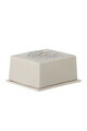 Untiera cu capac, Bloomingville, Bea, 15x12.5x7.5 cm, 580 ml, ceramica, natural