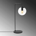 Lampa de masa, Fulgor, 942FLG1343, Metal, Negru