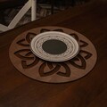 Set suporturi pentru farfurie, Payna, 790PYN1119, Lemn , Produs lucrat manual, Wenge