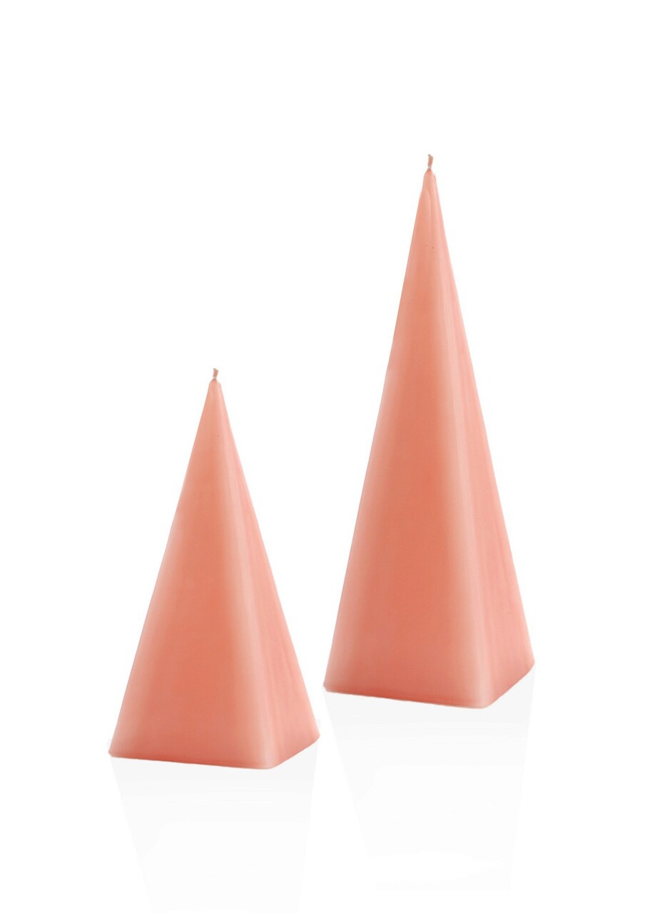 Set 2 lumanari, MUM0228, Roz somon - 1 | YEO