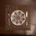 Set suporturi pentru farfurie, Payna, 790PYN1175, Lemn , Produs lucrat manual, Wenge