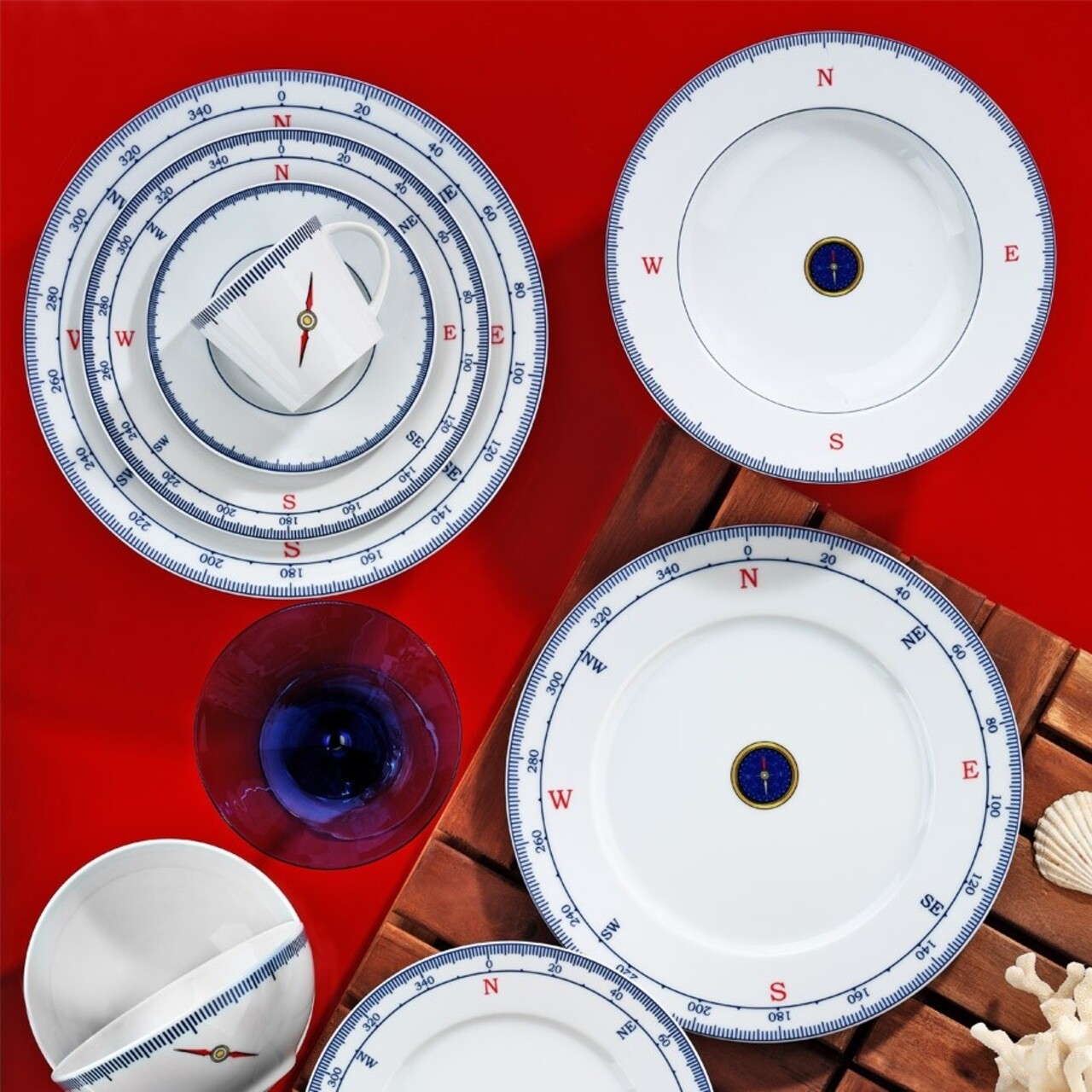 Serviciu de masa, 24 piese, Kutahya Porselen, LB24Y24205229, portelan, multicolor - 1 | YEO