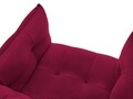 Fotoliu, Canna, Mazzini Sofas, 90x100x88 cm, catifea, rosu vin