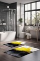 Set covorase de baie, Cartwright, CT-5043, Poliester, Multicolor