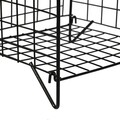 Corp biblioteca, Puqa Design, Elvis, 137.5x37x35 cm, Metal, Negru