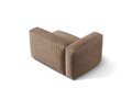 Modul stanga pentru canapea, 1 loc, Martina-120, Micadoni Home, 121x106x75 cm, catifea, bej inchis