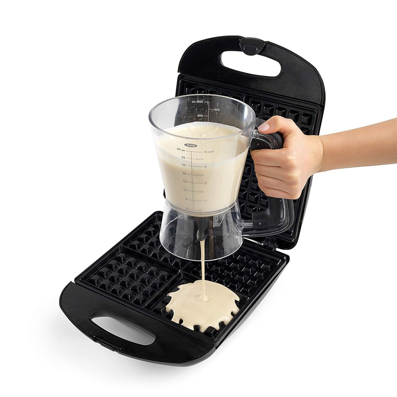 Dozator gradat pentru aluat, plastic, 1000ml, "Good Grips" - OXO - imagine 10