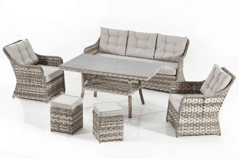 Set mobilier de gradina, divona, vivaldi, crem