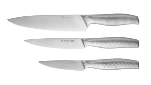 Set cutite 3 piese acero 80393, ambition, inox