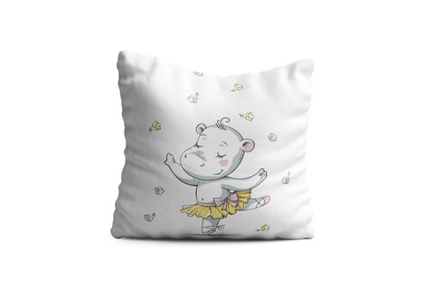 Perna decorativa ballerina, oyo kids, 43x43 cm, poliester, multicolor