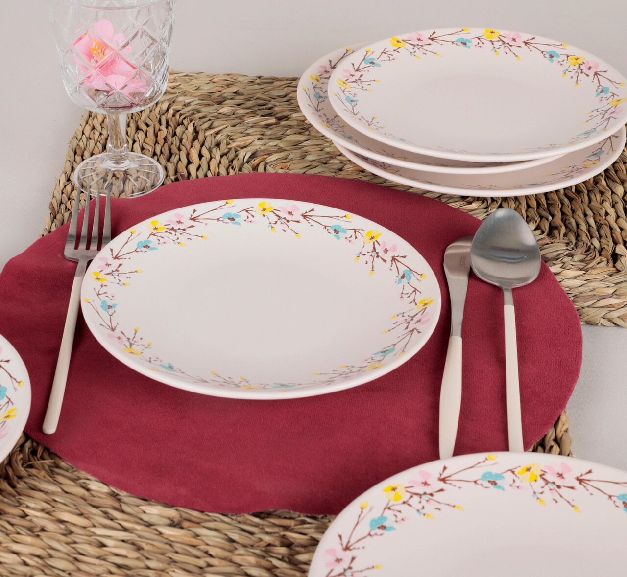 Set farfurii pentru desert, Keramika, 275KRM1262, Ceramica, Multicolor