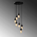 Lustra, Tatum, 584TTM1392, Metal, Negru