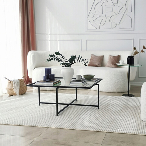 Masuta de cafea, neostill, sun s409, 85x35x85 cm, negru