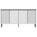 Consola, Odessa, Bertilda- White, Regal, 150x75x36 cm, Alb / Regal