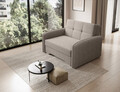 Canapea extensibila 1 loc, ELTAP, Laine, 102x109x84 cm, lemn/poliester, bej