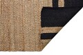 Covor, Ech 07 Natural Black, 200x300 cm, Iuta, Negru/Bej