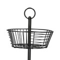 Etajera pentru fructe Duncan, Homla, 27/21x41 cm, metal, negru