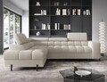 Coltar extensibil stanga 5 locuri ELTAP, LT-18ROY, Ferucce, 276x200x93 cm, lemn/poliester, bej deschis