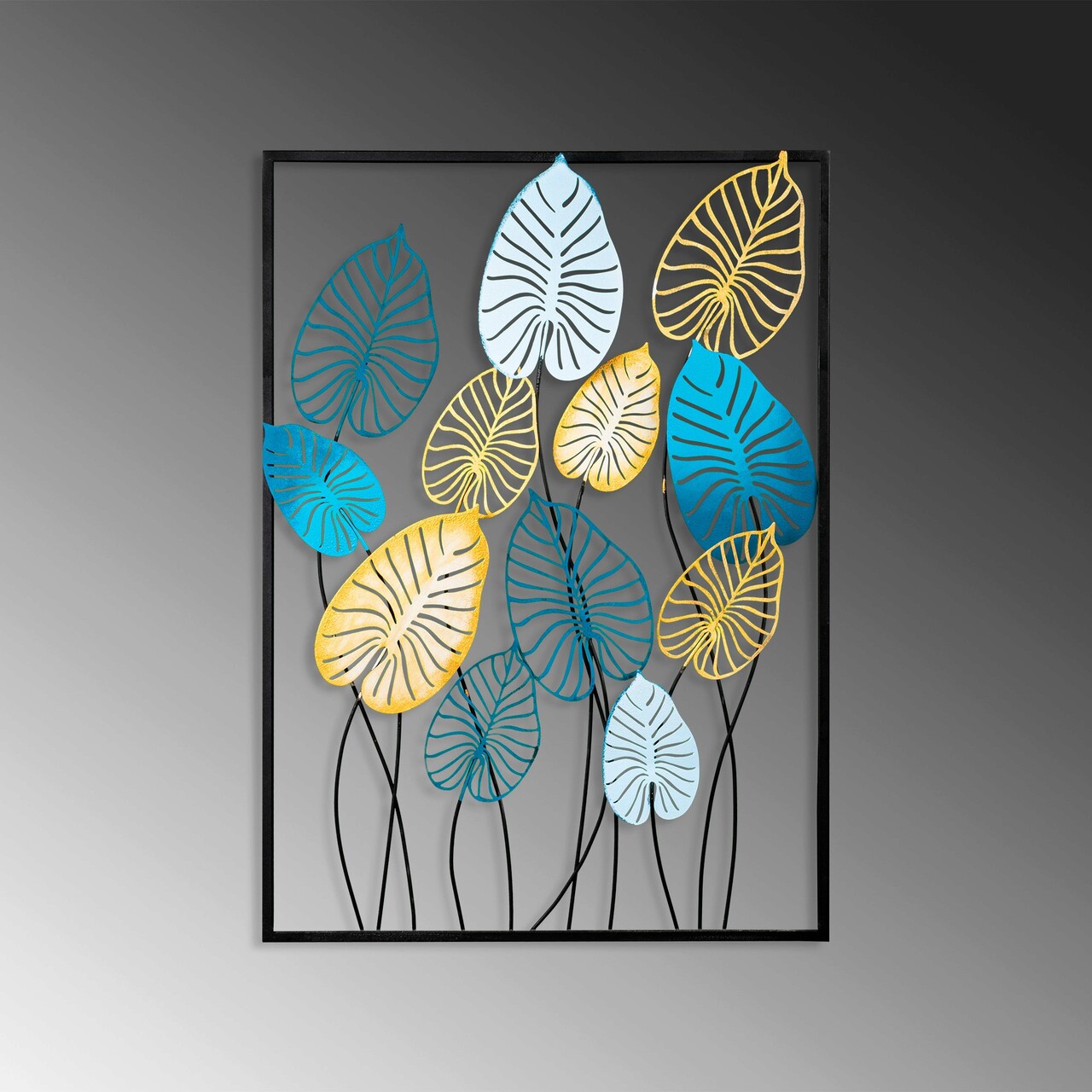 Decoratiune de perete, Atmi 2, 50 x 70 cm, Multicolor - imagine 5