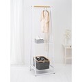 Cos de rufe / cos depozitare, pliabil, Brabantia, Linn, 40 L, 36x54x26.5 cm, textil, negru piper