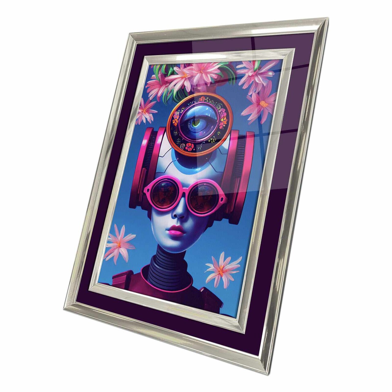 Tablou decorativ, 4363Kromgumusct, Cadru: 100% LEMN MASIV (Grosime: 2,5 cm), Multicolor - view 3
