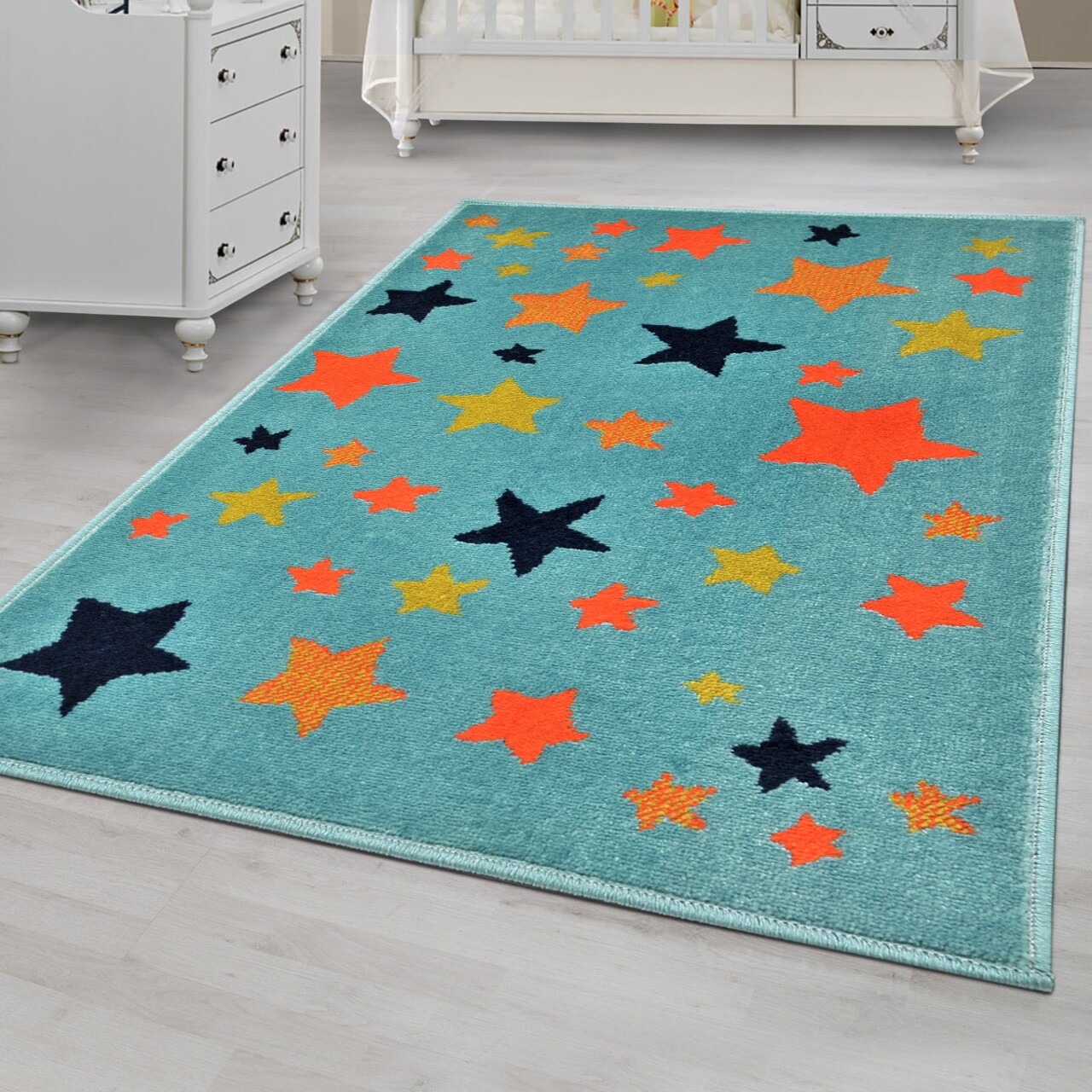 Covor copii Casey, Decorino, 100x150 cm, polipropilena, multicolor - 2 | YEO