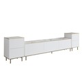 Comoda TV, Inarch, Imaj, 180x45.2x35 cm, PAL, Marmură albă/aur