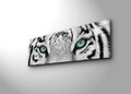 Tablou decorativ cu lumina LED, 3090DACT-19, Canvas, 30 x 90 cm, Multicolor