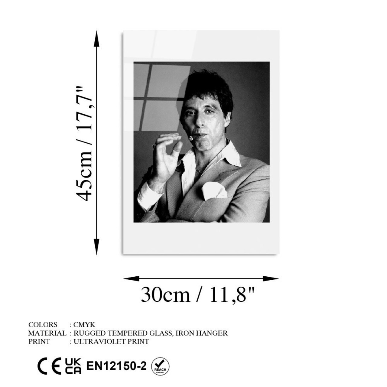 Tablou decorativ, UV-992, 30 x 45 cm, Multicolor - view 7