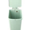 Cos de gunoi cu pedala, Brabantia, StepUp, 40 L, 35.2x28x66.6 cm, polipropilena, verde jad