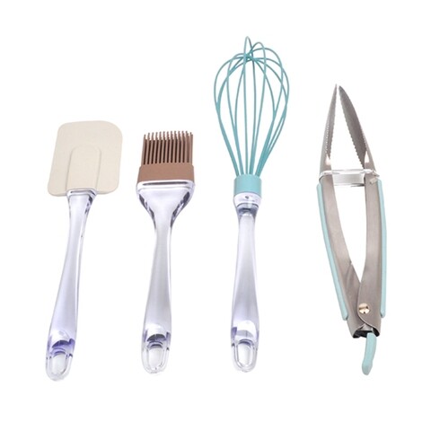Set ustensile de bucatarie 4 piese, Baking Tools Luigi Ferrero Norsk FR-1852, silicon/plastic