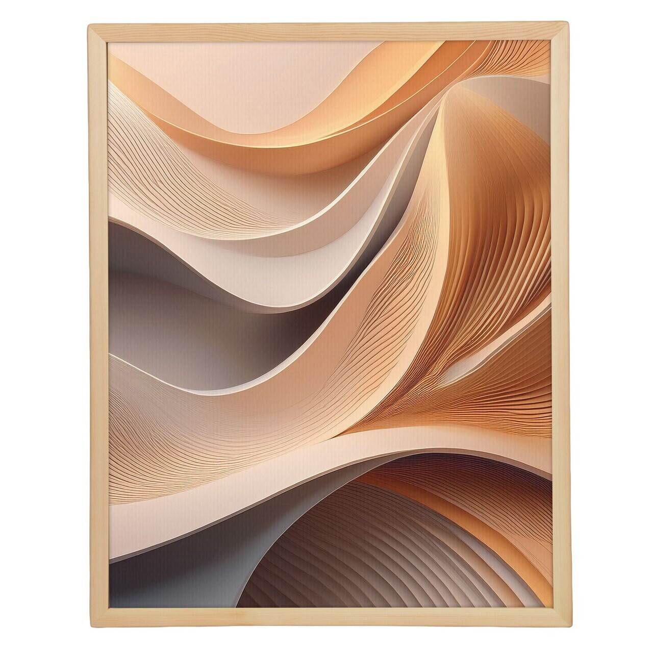 Tablou decorativ, Cc-D-Ah-1003 70 x 95, Canvas, Cadru: 100% LEMN (Grosime: 18 mm), Multicolor - view 2