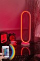 Lampa de masa, Curlux, 509CRL1117, Aluminiu, Multicolor