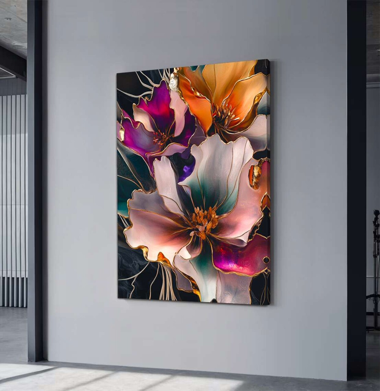 Tablou decorativ, YNS-1012-80 x 120, Lemn, Multicolor - view 2