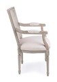 Scaun Liliane, Bizzotto, 58x67x96 cm, frasin/bumbac/in/paie  de Viena, bej