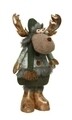 Decoratiune Deer, Decoris, 20x20x52 cm, poliester, verde deschis