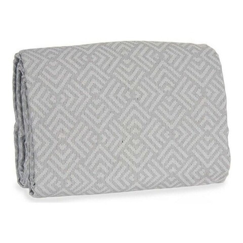 Cuvertura de pat Geometric Quilt, Gift Decor, 240 x 260 cm, amestec bumbac, gri 240 imagine 2022