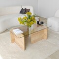 Masuta de cafea, Neostill, Giona, 105x40x65 cm, PAL, Maro