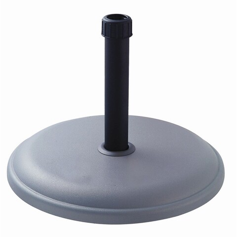 Baza pentru umbrela de gradina 16 kg Ø30 – 35 – 38 mm, 45 x 45 x 5 cm, ciment, gri