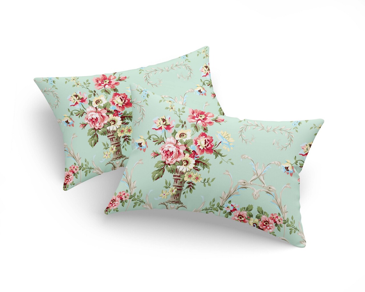 Set 2 fete de perna, Alanur - Mint, Eponj Home, 65% bumbac/35% poliester