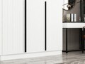 Dulap pentru haine, Minerva, Kale Plus, 225x210x52 cm, PAL, Alb