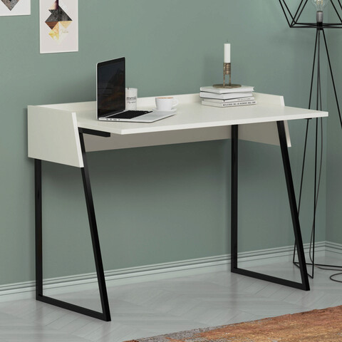 Birou, Lagomood, Rone, 103.6×77.5×56.8 cm, Alb Lagomood