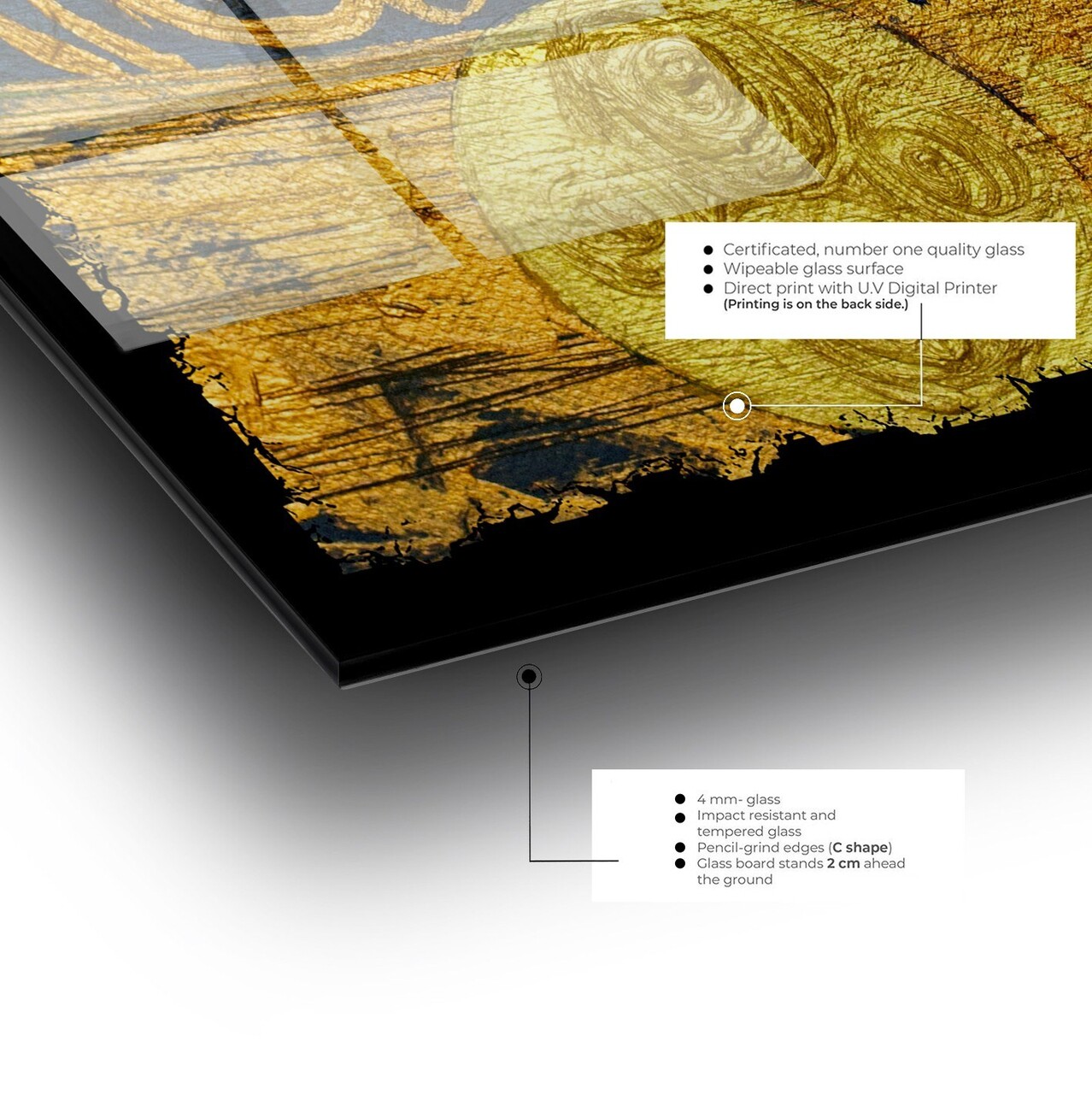 Tablou decorativ, CAM222201946, Dimensiune: 40 x 60 cm, Multicolor - view 5